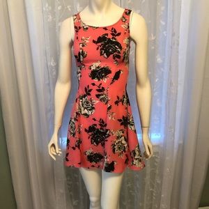 H&M Pink Floral Dress Size 4; New with tags